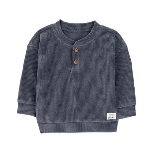 Baby Ribbed Velour Pullover - Carter's | Carter's