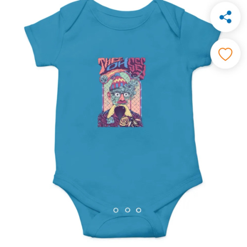 Thee Oh Sees Onesies Kids's Short Sleeve Onesie 6M Vintage Smoke sold by BrycenDGalvan | SKU 117250080 | Printerval