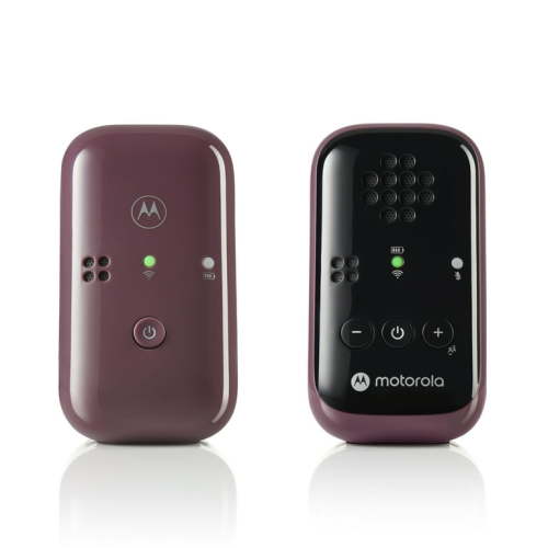 Motorola PIP12 Travel Baby Monitor, Audio-Only Portable Baby Monitor with Rechargeable Batteries, Long-Range Child Safety, Includes Water-Resistant, Purple