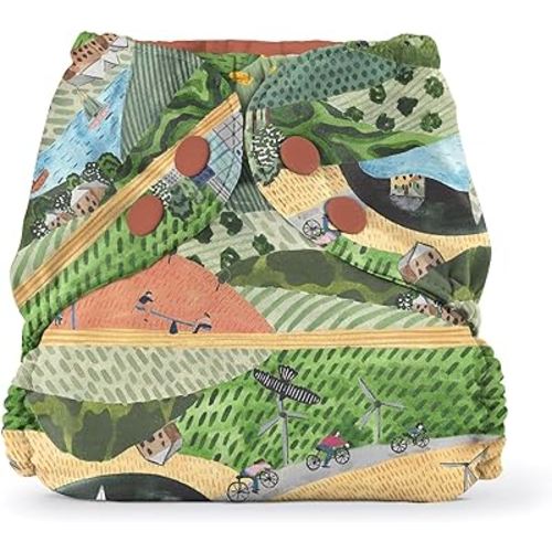 Esembly Cloth Diaper Outer, Size 2 (18-35lbs), Eco Hill