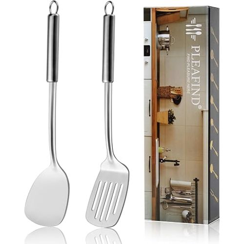 Stainless Steel Spatula Set (2 pc)
