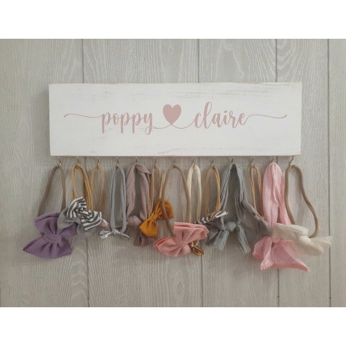 Baby Headband holder, Bow holder for baby girl, Hair bow holder