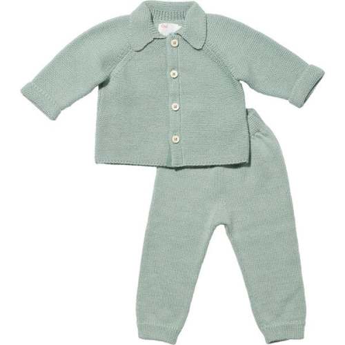 Knit Sweater Shirt & Pant Set Bundle, Seafoam - Oso & Me Sweaters | Maisonette