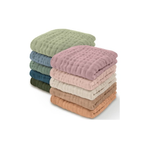 Muslin Washcloths - Pack of 10
