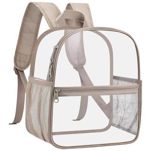 USPECLARE Clear Backpack for Stadium Approved 12×6×12, Water proof Clear Bag for Stadium Events and Concert Work Sport Event