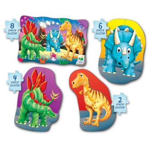 The Learning Journey My First Puzzle Sets 4-in-a-box Puzzles Dino