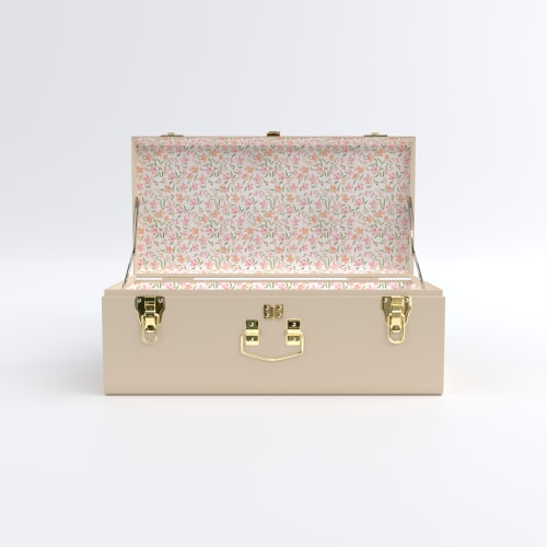 Petite Classic Trunk - Limited Edition Beige - Spring in St. Louis / Embroidery