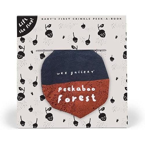 Peekaboo Forest: Baby's First Crinkle Peek-A-Book - Lift the flap! (Wee Gallery Peekaboo Cloth Books, 1) Rag Book – October 4, 2022