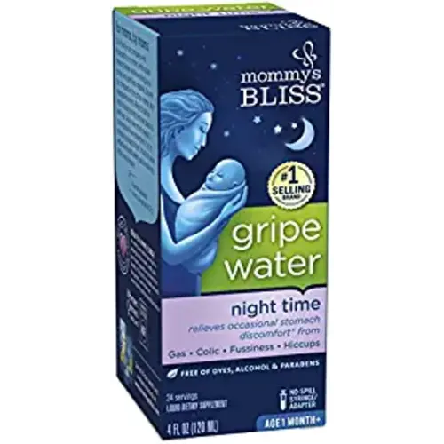 Mommy's Bliss - Gripe Water Night Time - 4 FL OZ Bottle - Gripe Water Night Time 4 oz