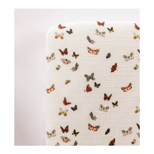 Butterfly Migration Crib Sheet