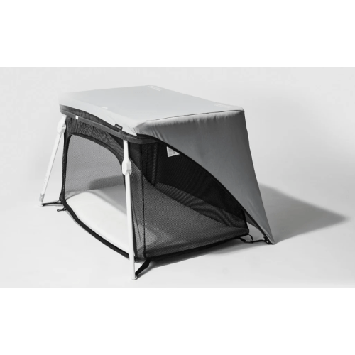 Grey Lotus Crib Fun Shade: Pack & Play Crib Shade/Sun Cover for the Lotus – Guava Family