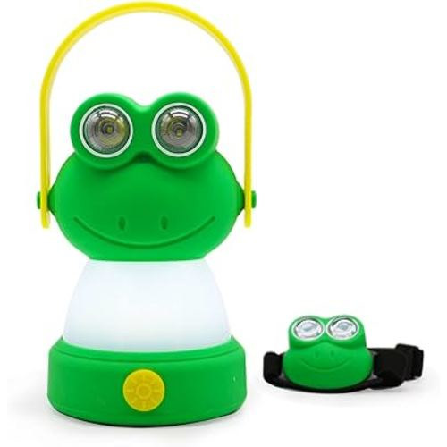 Outdoor Equipment LED Camping Lantern & Headlamp Set for Kids, FANT.LUX Battery Powered Night Light for Emergency, Hurricane, Lightweight Tent Lamp