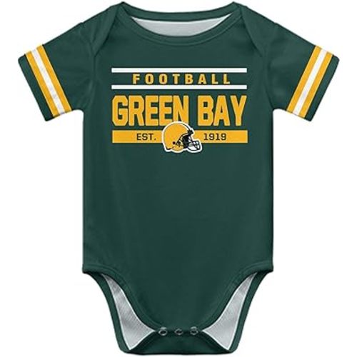 City Football Baby Girl Boy Clothes,Unisex Baby Cotton Short Sleeve Apparel,Baby Bodysuits Jumpsuit,Size:3-24 Months