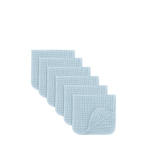 Muslin Burp Cloths - Pack of 6