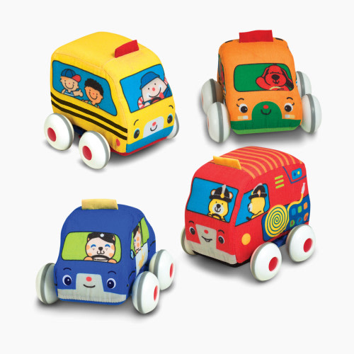 Melissa & Doug Pull-Back Town Vehicles Baby and Toddler Toy