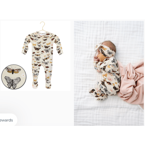 Amelia Zipper Footies
