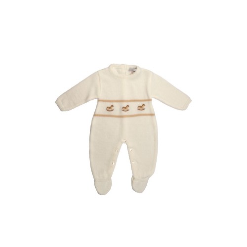 Baby Rocking Horse Knit Onesie