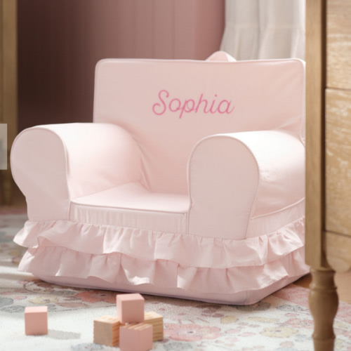 Anywhere Chair®, Dusty Blush Ruffle