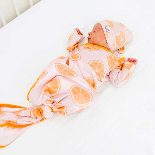 Newborn Knotted Gown - Cutie