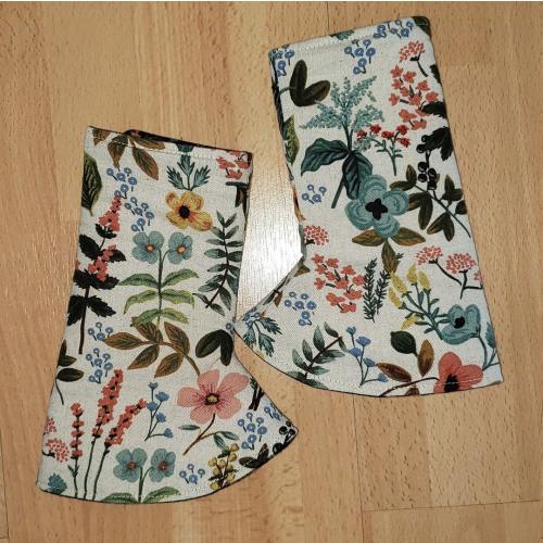 CUSTOM ORDER- Rifle Paper- Amalfi Natural- Canvas Straight Suck Pads, Curved Suck Pads, Happy Baby Carrier, Lillebaby
