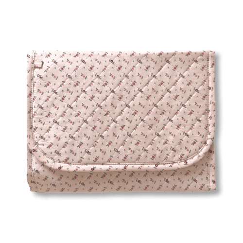 Diaper Clutch in Pastel Pink Bloom