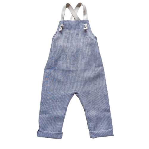The Linen Overall - French Stripe – Manymoons