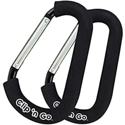 Amazon.com: PBnJ baby Stroller Hooks for Hanging Diaper Bags - Mommy Stroller Clip and Stroller Accessories Organizer Hook - Large Carabiner Clips for Mom Purse Shopping Grocery Bag and Accessory - (2 Pack) : Baby