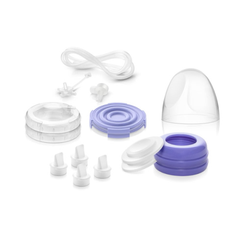 Lansinoh Breast Pump Spare Parts Bundle, Includes Four Duckbill Valves and Other Replacement Parts for Lansinoh Double Electric Breast Pumps