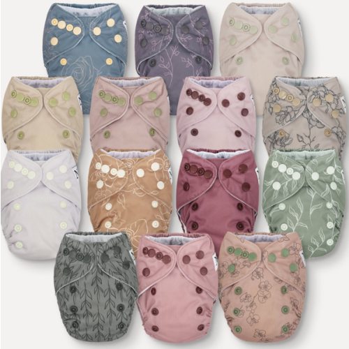 Newborn Blushing Blooms Cloth Diapers