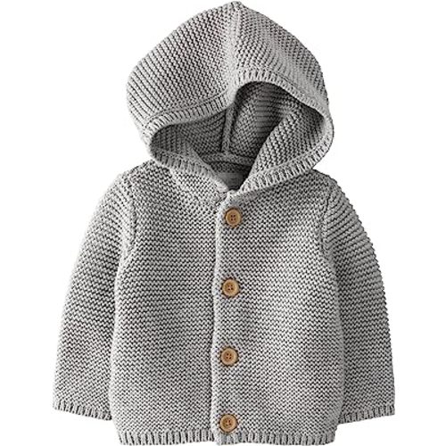 little planet by carter's Baby Organic Cotton Signature Stitch Cardigan