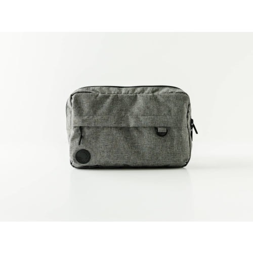 The Pack Belted Diaper Bag - Black and Grey
