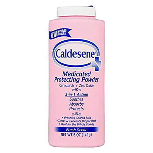 Caldesene Medicated Protecting Body Powder with Zinc Oxide and Cornstarch, Talc Free, 5 oz