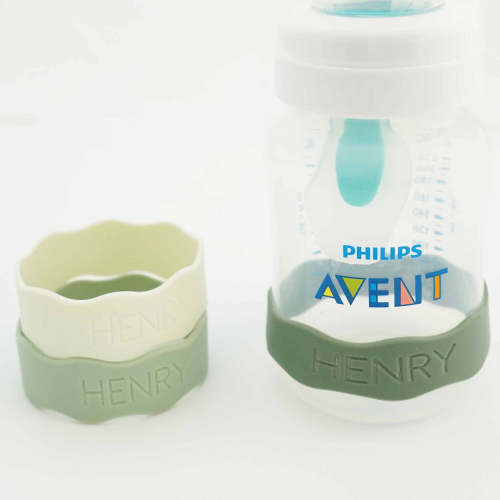 Personalized Silicone Bottle Labels | Greens