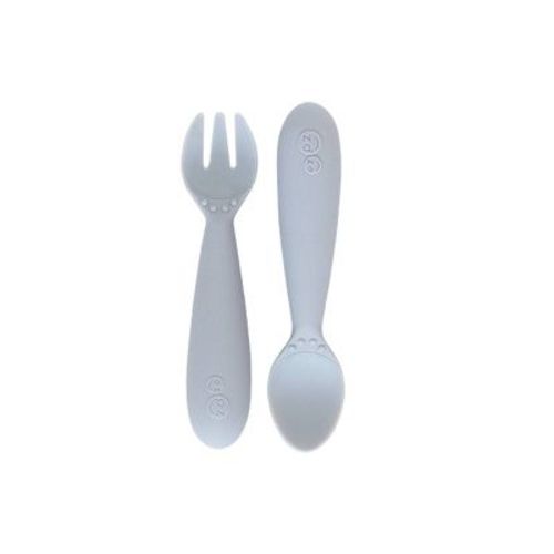 Ezpz Mini Utensils - Pewter - 2pk