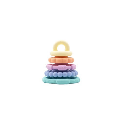 Jellystone Rainbow Stacker Teether Pastel