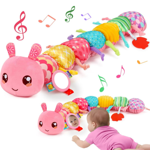 Baby Girls Toys 0-6 Month Music Animal Stuffed Caterpillar Toy