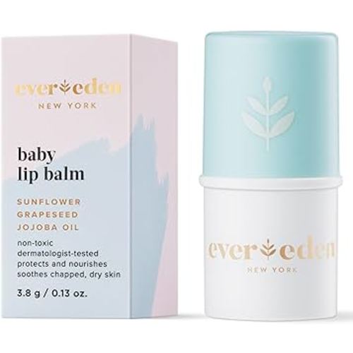Evereden Baby Lip Balm, 0.14 oz | Clean Baby Care | Non-toxic and Fragrance Free Baby Skincare