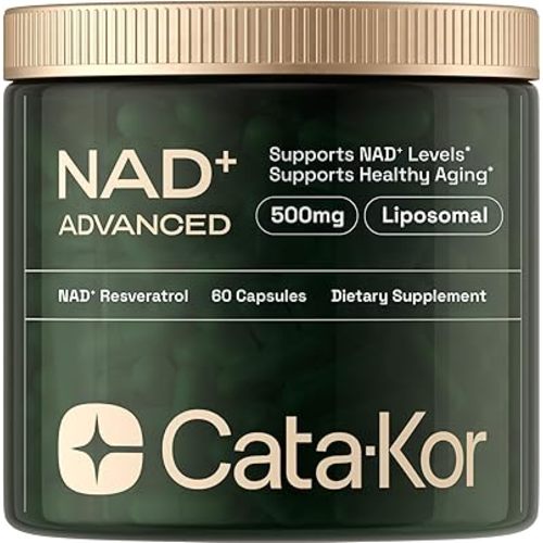 NMN Supplement Alternative - Liposomal NAD w/Resveratrol - High Purity NAD Supplement for Anti-Aging, Energy, Focus