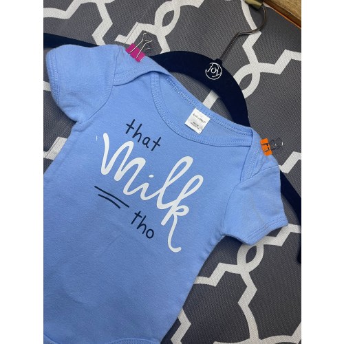 That Milk Tho Onesie, Breastfeeding, Baby Gift, Feeding Time, Funny Baby Clothes, New Mom Gift, Baby Shower Gift, Trendy Romper, Milk Onesie