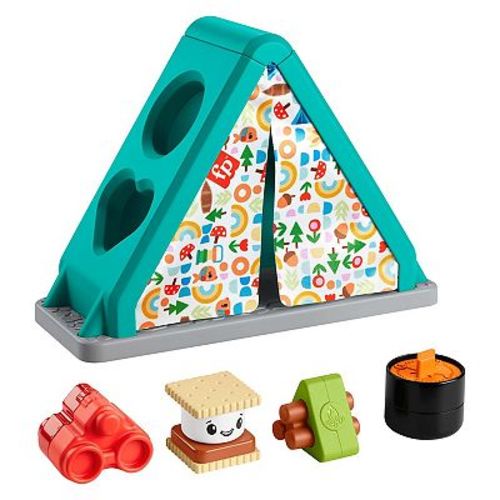 Fisher-Price S'More Shapes 5-Piece Camping Tent Baby Toy Set