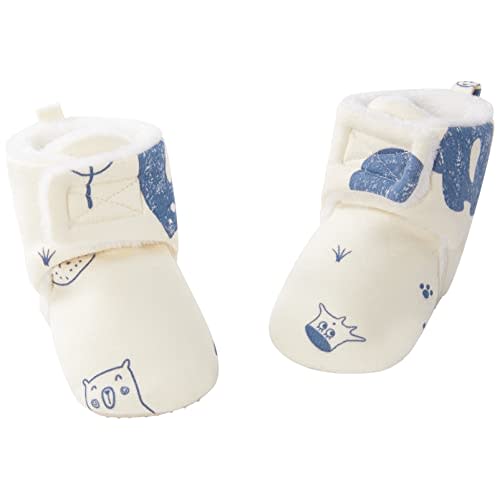 pureborn Unisex Baby Boy Girl Fleece Cozy Booties Warm Infant Shoes