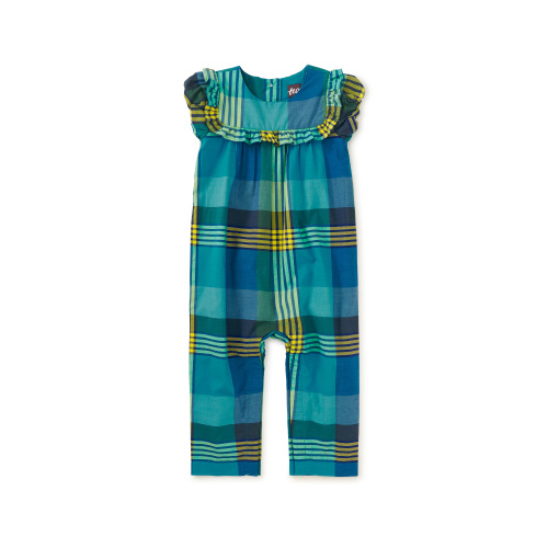 Woven Ruffle Baby Romper | Tea Collection