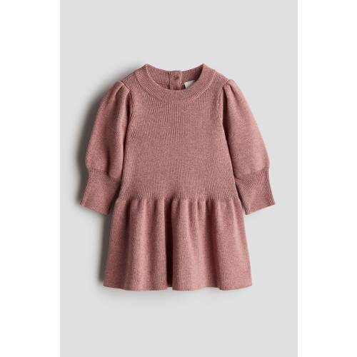 FINE-KNIT COTTON DRESS