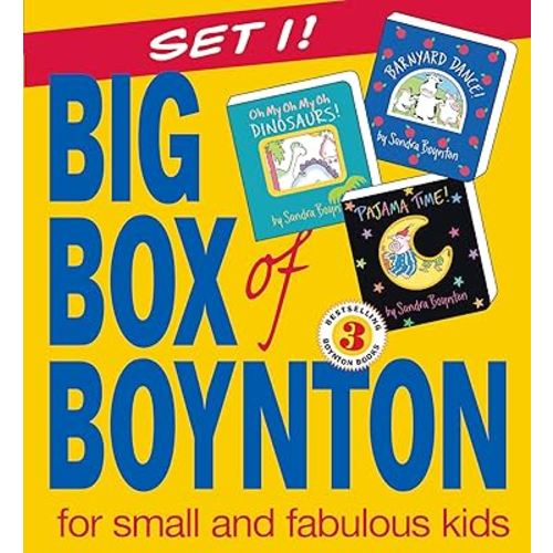 Big Box of Boynton Set 1!: Barnyard Dance! Pajama Time! Oh My Oh My Oh Dinosaurs! (Boynton on Board)