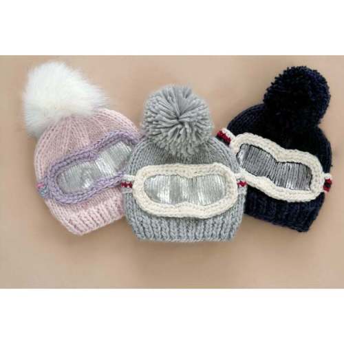 Ski Goggle Hat, Bowie Grey - The Blueberry Hill | Maisonette