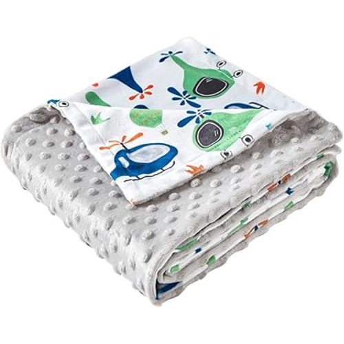 iEvolve Baby Nursery Bed Blankets Ultra Soft Double Layer Mini Blanket Minky Blanket Receiving Blankets Shower Gifts(30"*40",Helicopter)
