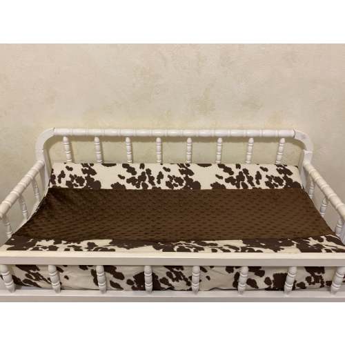 Cowhide Crib Bedding, Pony Hide Baby Bedding, Boy Baby Bedding, Wester - Just Baby Designs