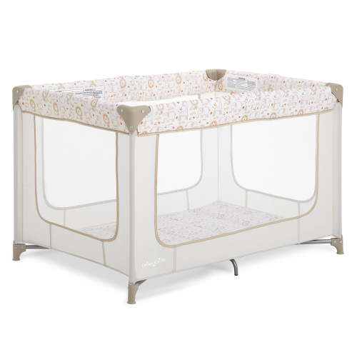 Dream On Me Zodiak Portable Playard with Carry Bag & Shoulder Strap, Beige, Unisex