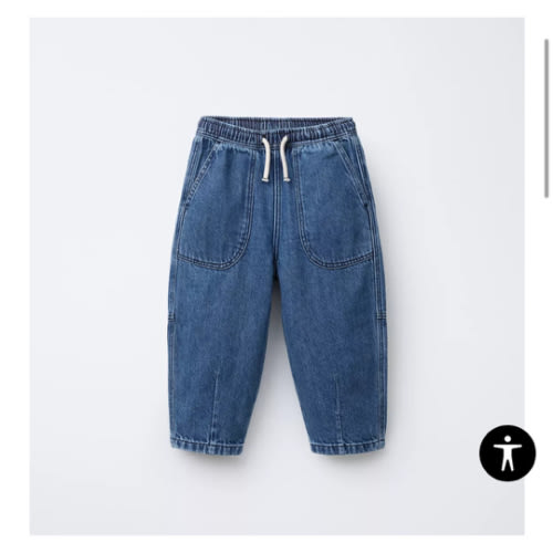 BAGGY DENIM PANTS - Blue | ZARA United States