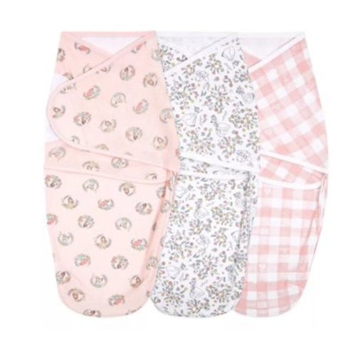 aden + anais Baby Muslin Cotton Disney Princess Easy Sleep Sacks Swaddle Wraps - 3pack